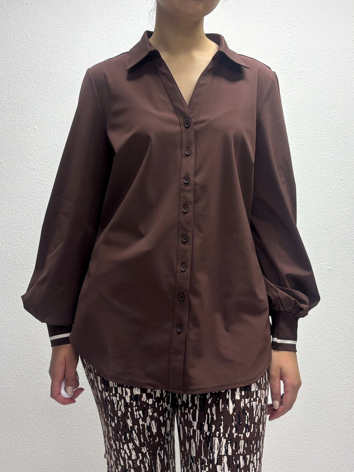Daelin Eileen Travelstof Blouse