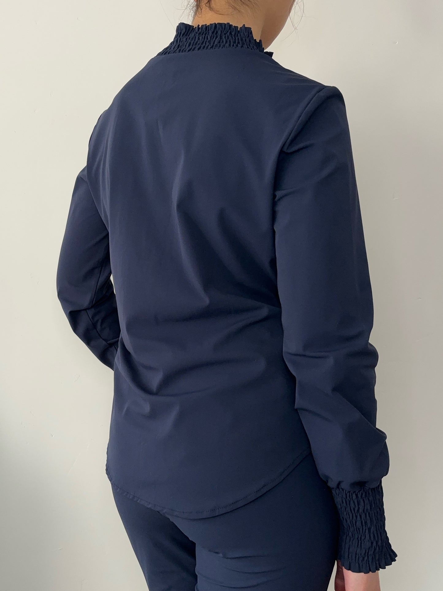 Daelin Bibi Travelstof Blouse blauw back