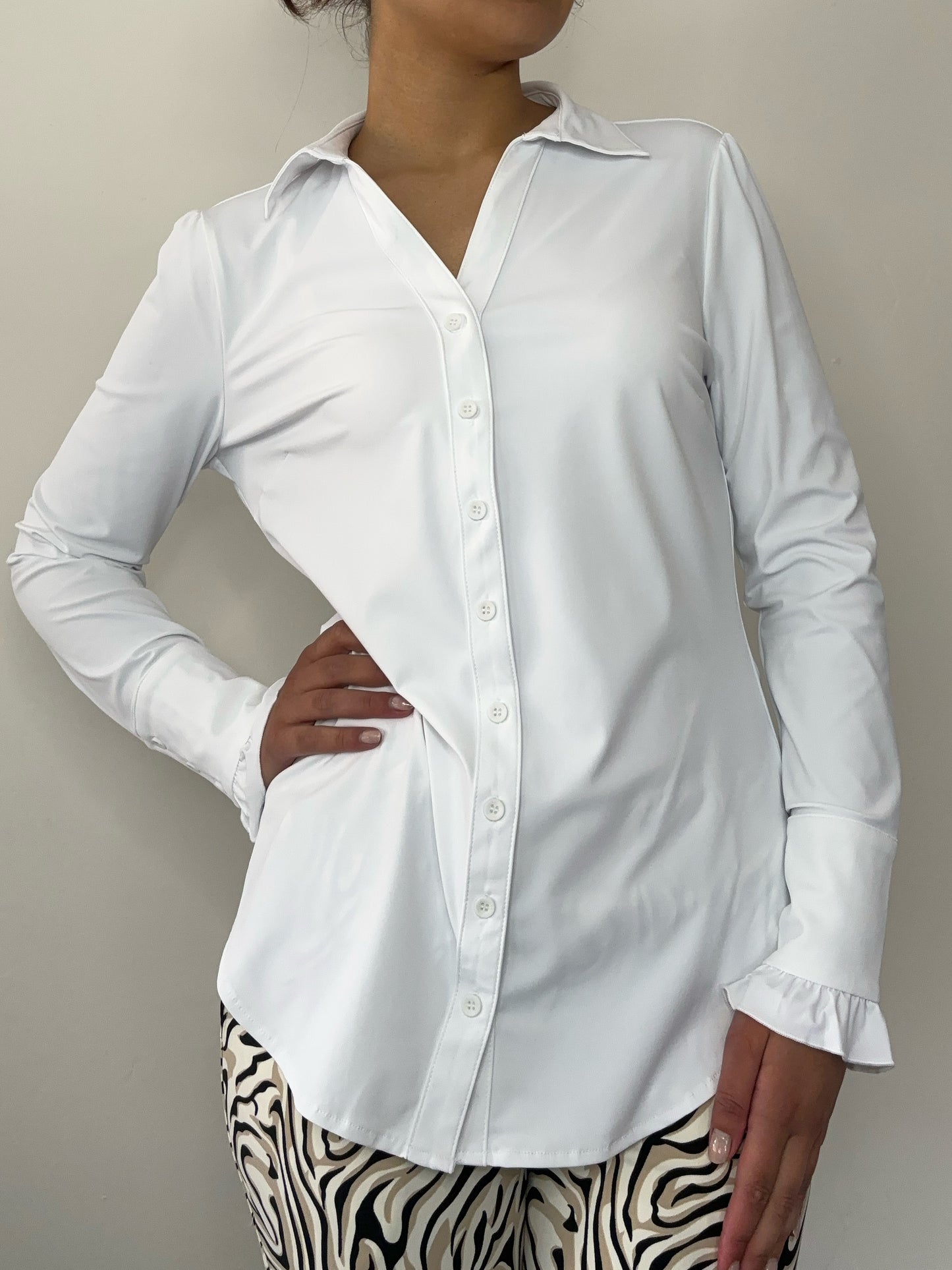 Daelin Celine Travelstof Blouse front