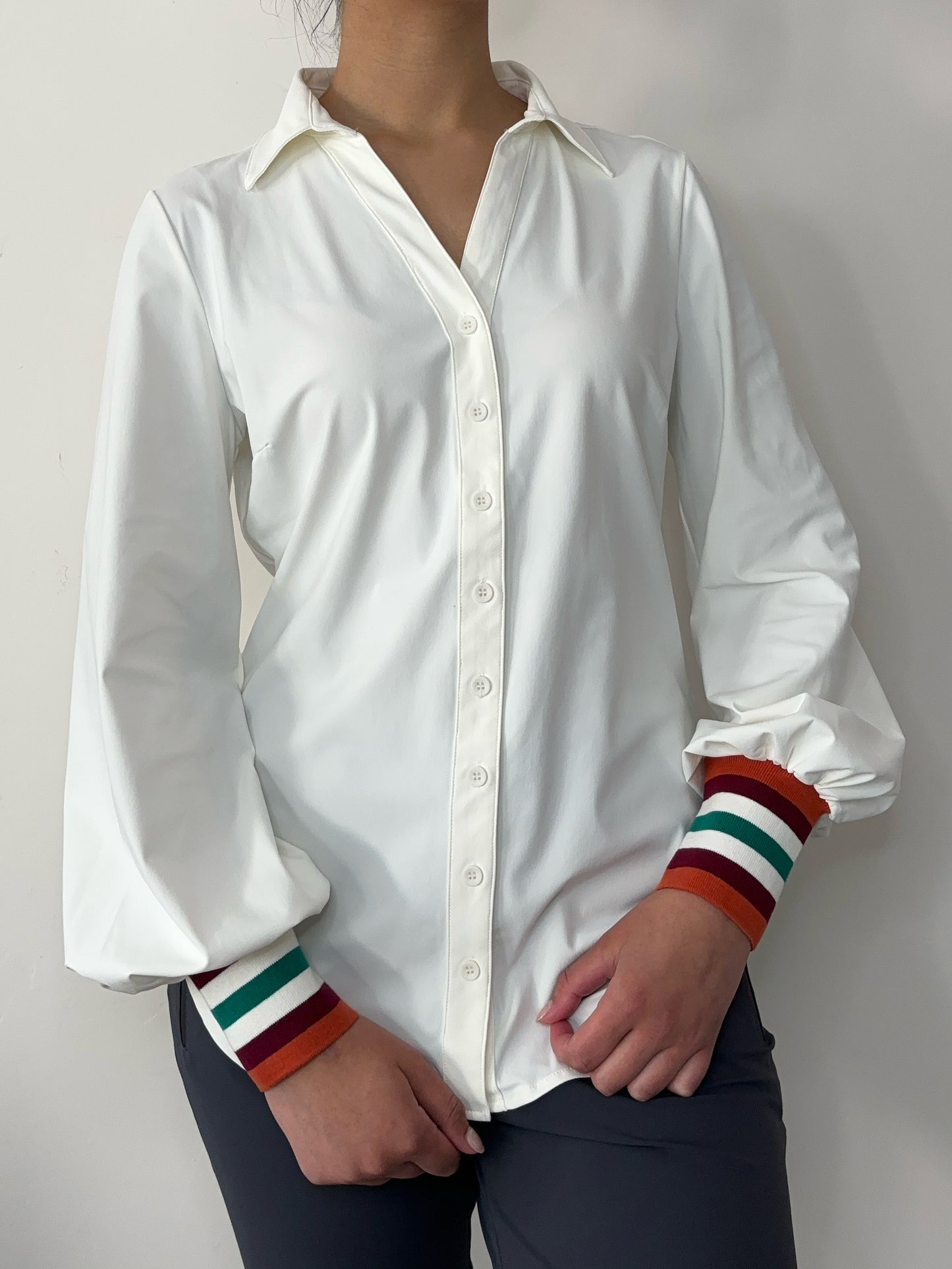 Daelin Elora Travelstof Blouse wit