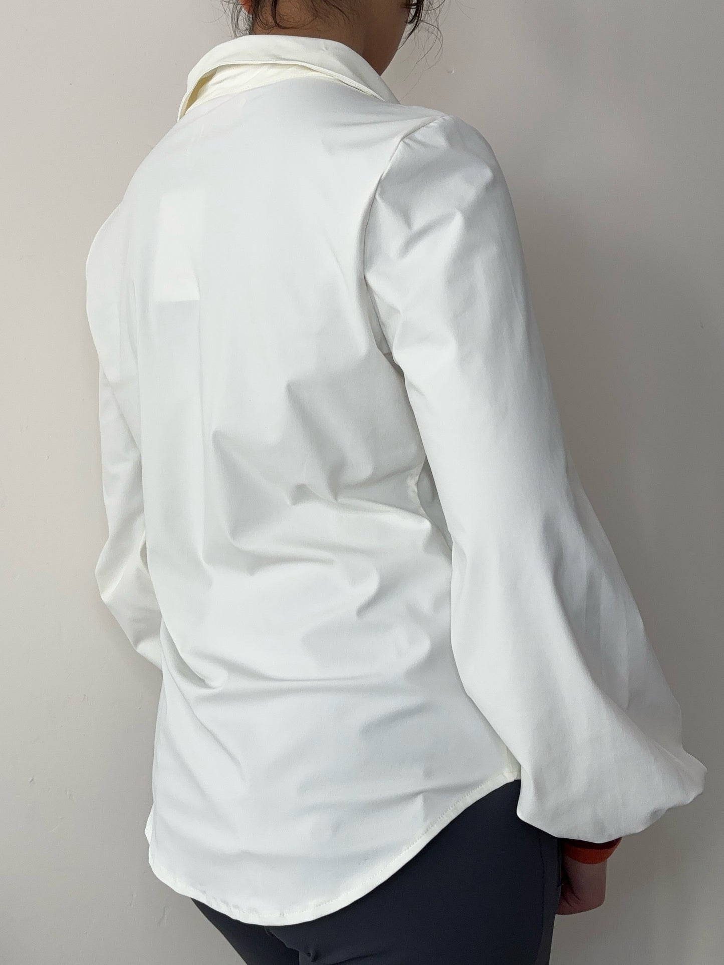 Daelin Elora Travelstof Blouse wit back