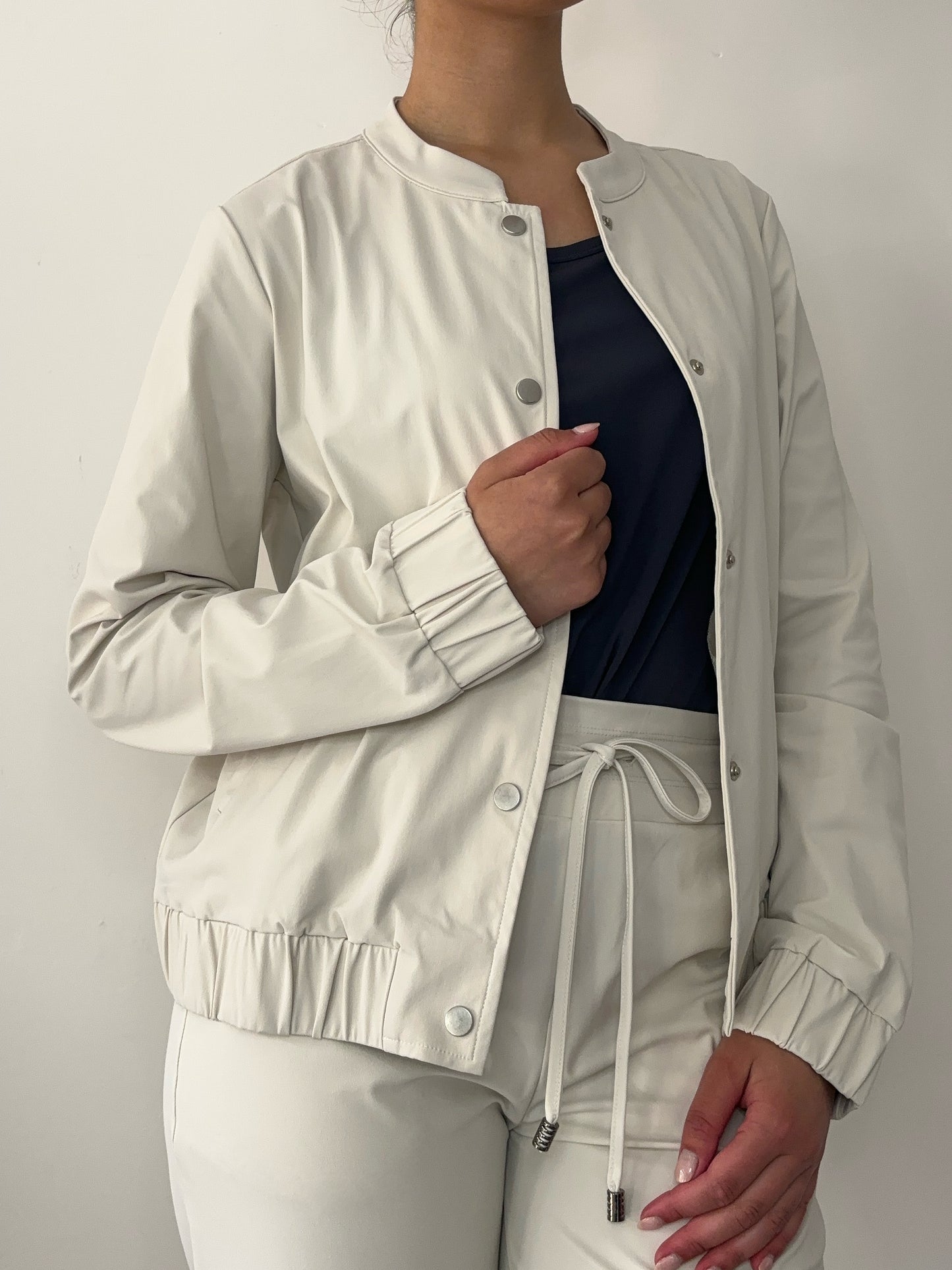 Daelin Fifi Travelstof Jacket jasje beige front