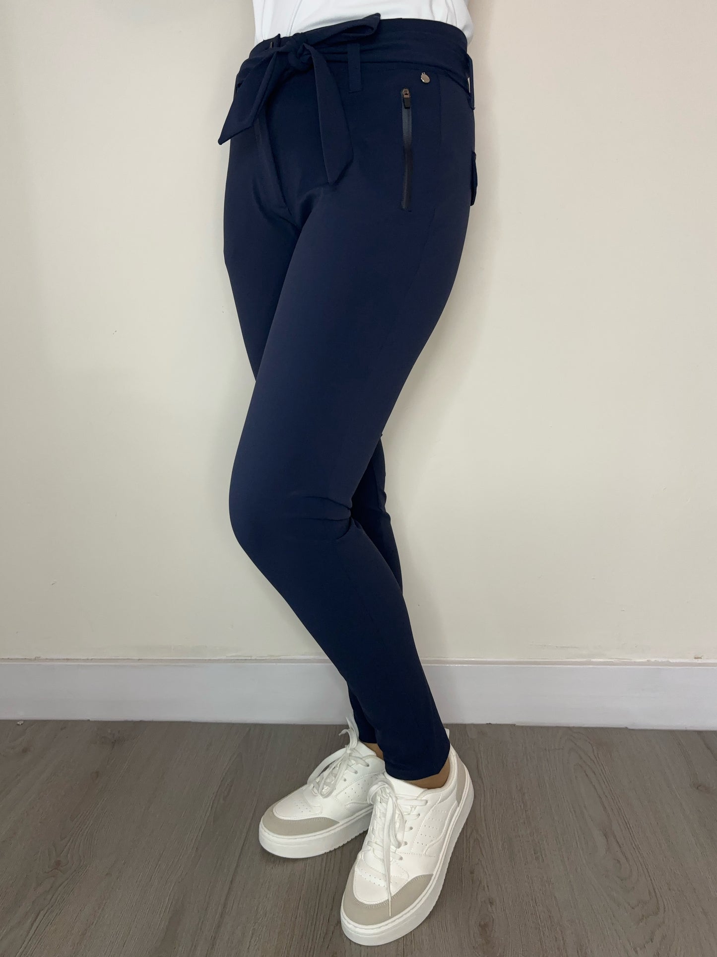 Daelin Foxy Travelstof Broek donker blauw