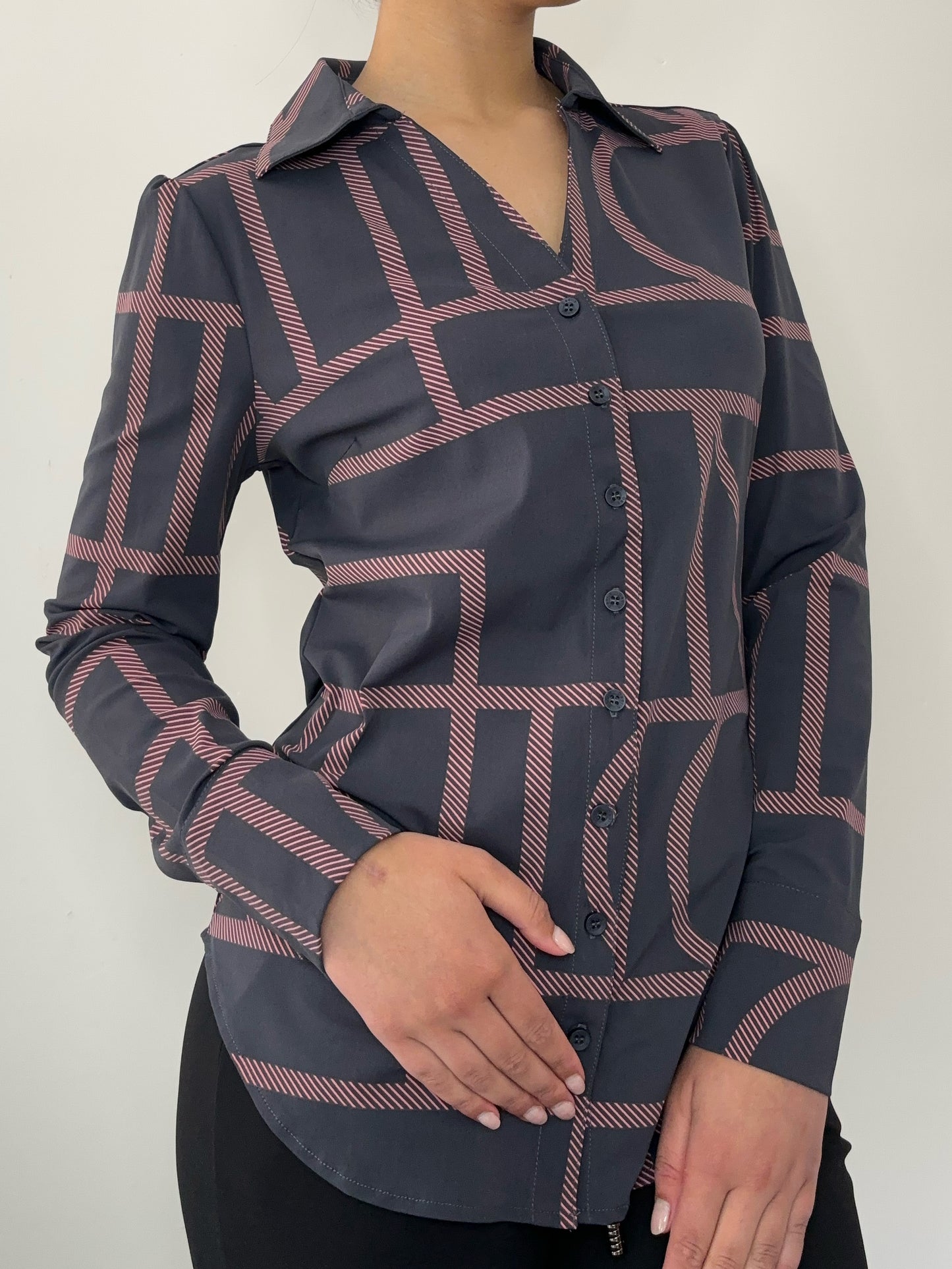 Daelin Gabriella Travelstof Blouse front