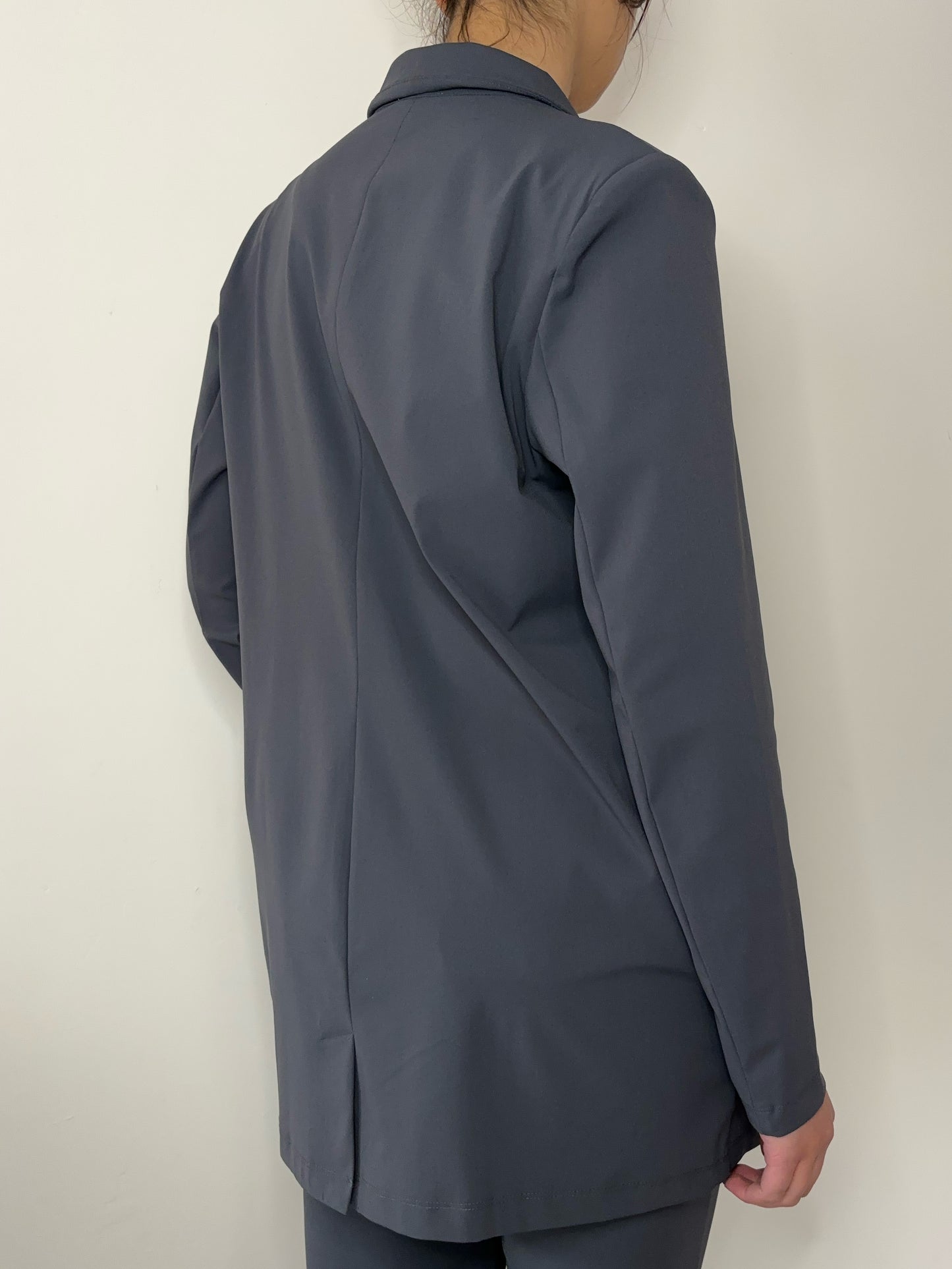 Daelin GiGi Travelstof Blazer grijs back