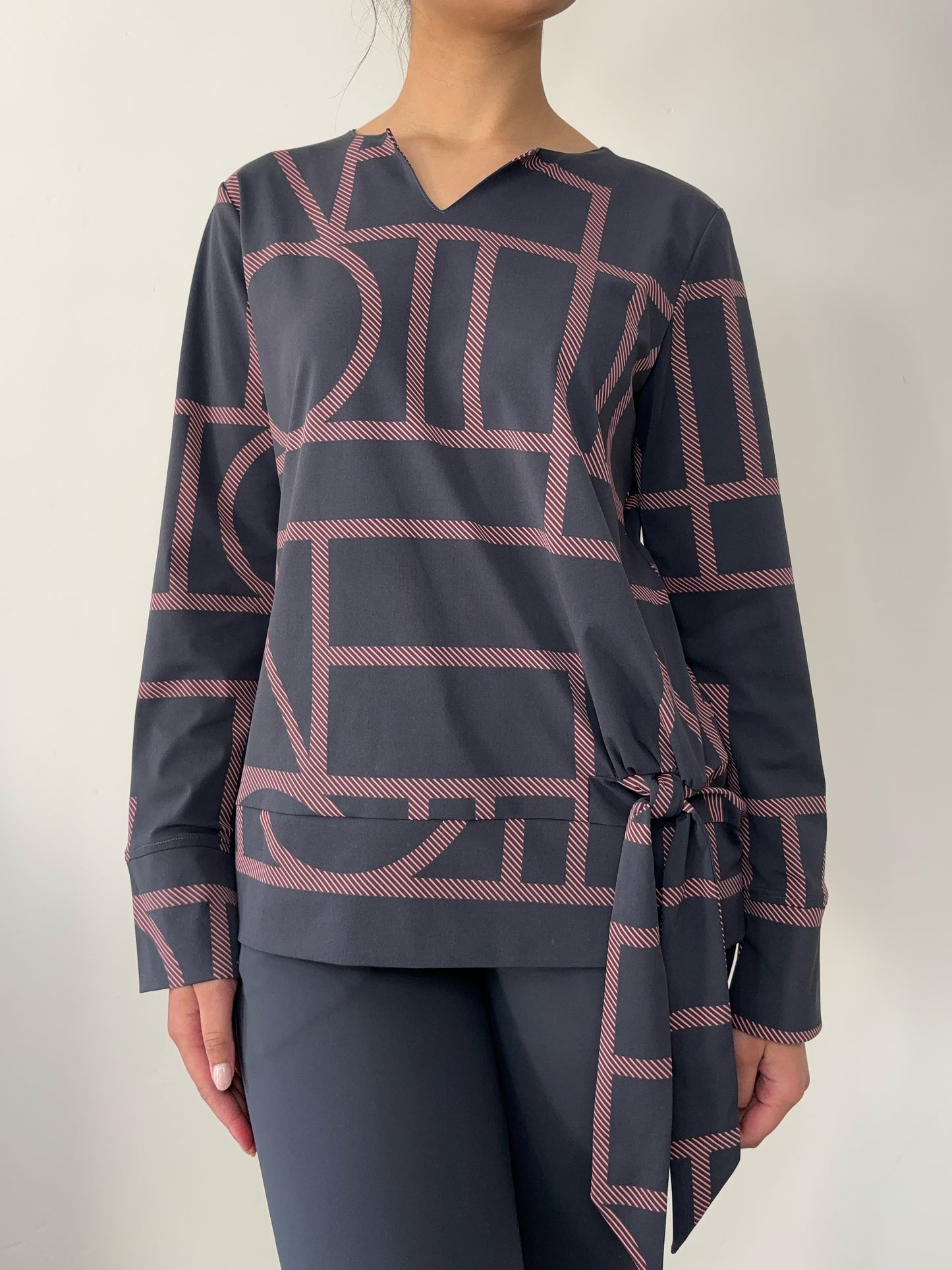 Daelin Giorgia Travelstof Shirt print front