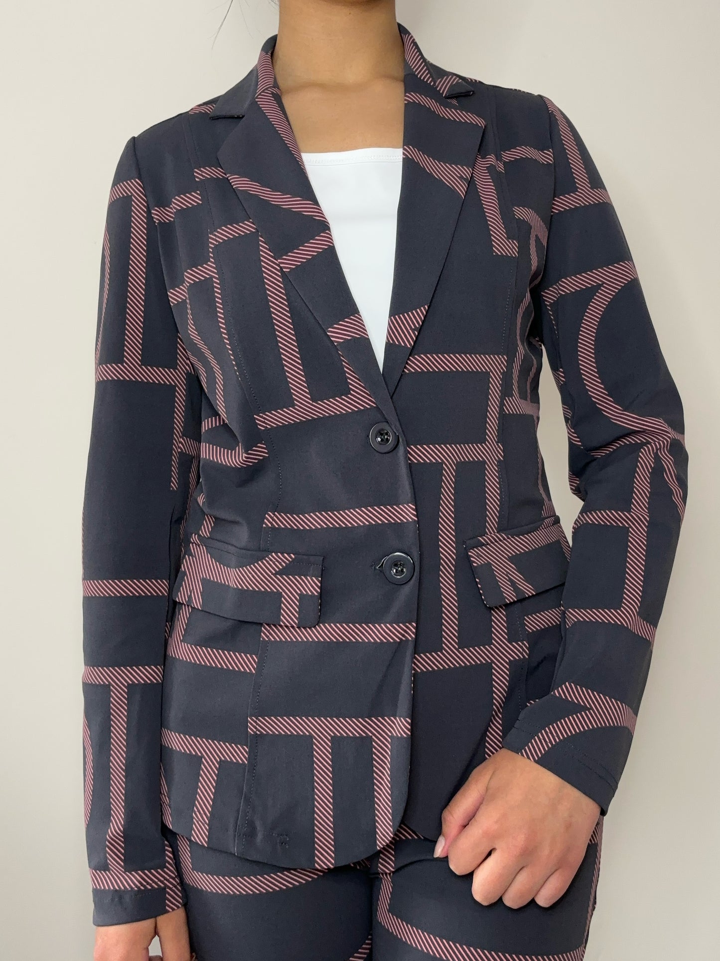 Daelin Giovanna Travelstof Blazer jasje