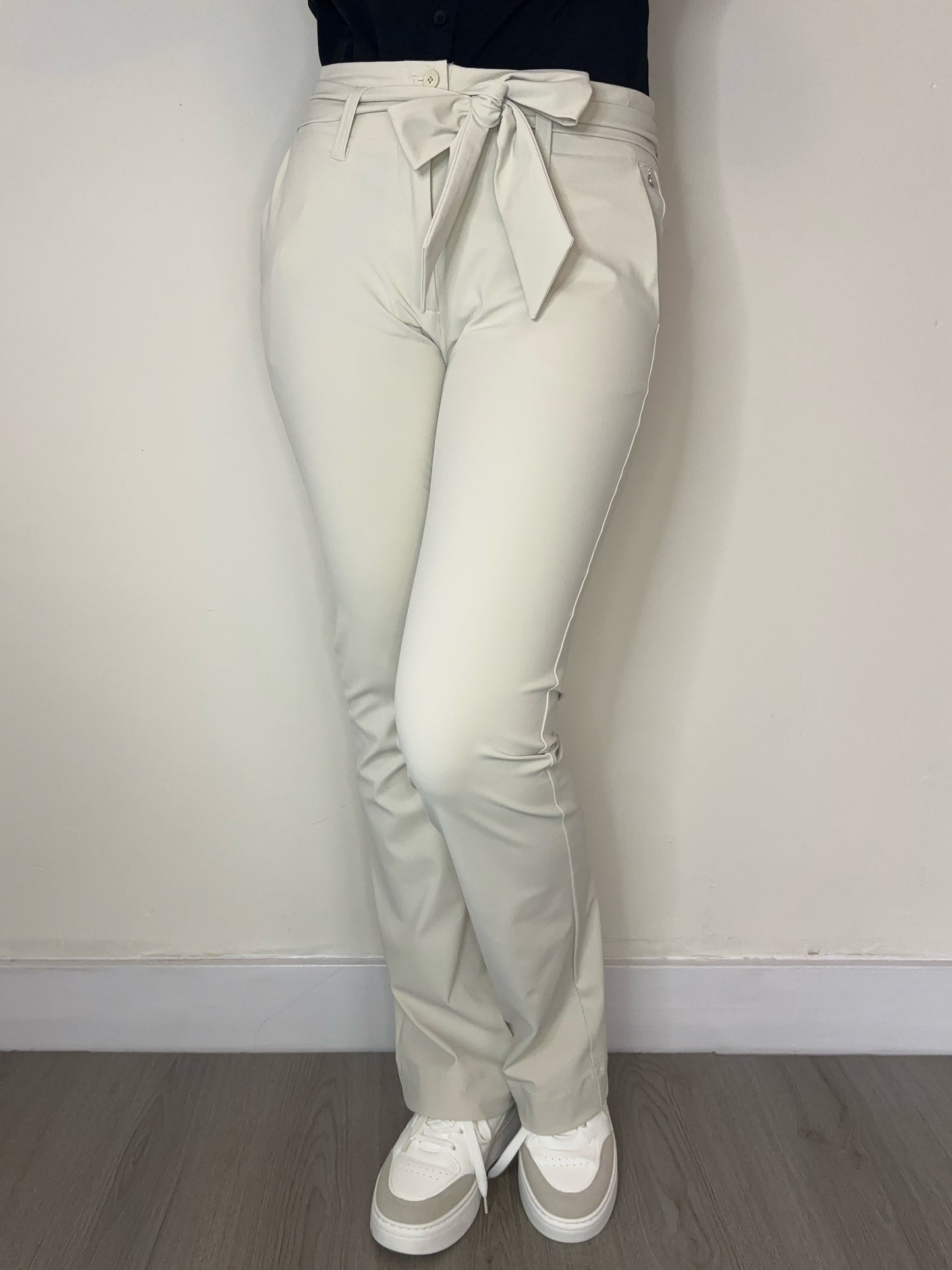 Daelin Zoë Travelstof Broek beige front
