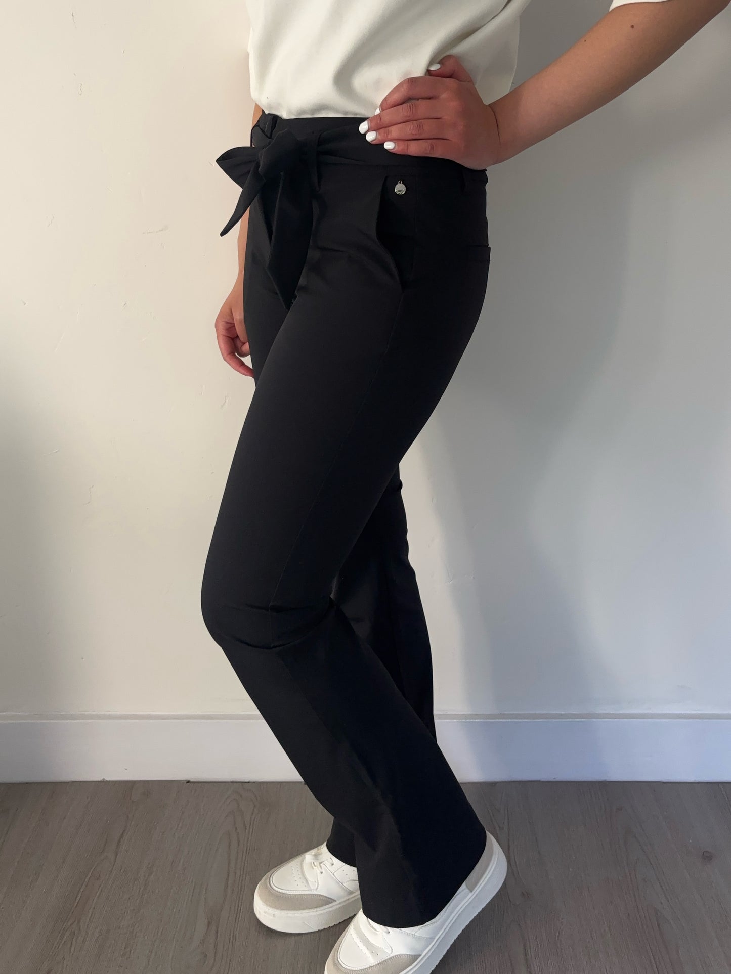 daelin zoe travelstof broek zwart