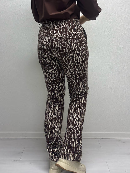 Daelin Elga Travelstof Flared Broek