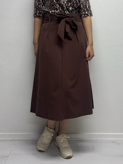 Daelin Eva Travelstof Midi Rok