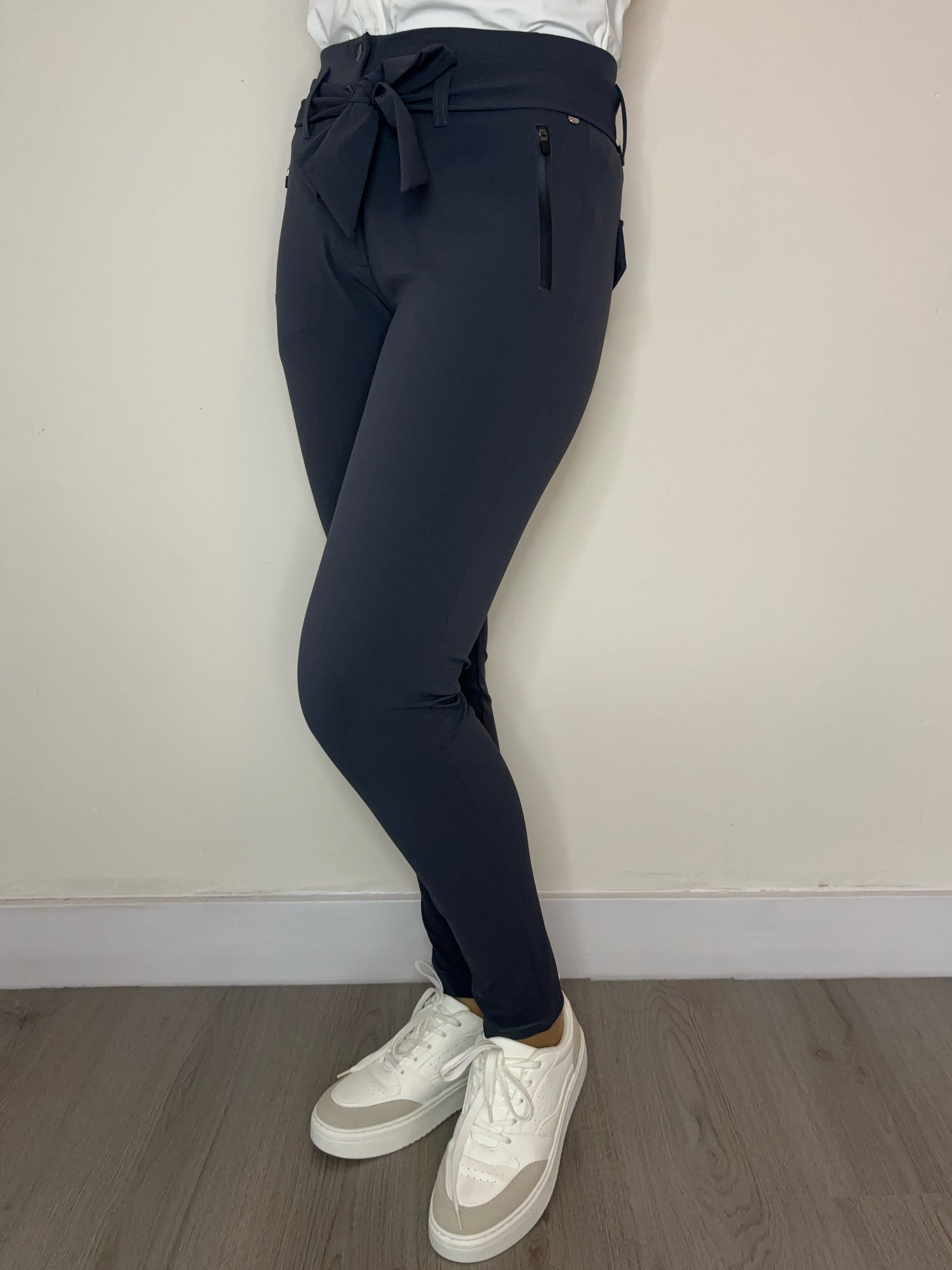 Daelin Foxy Travelstof Broek grijs 