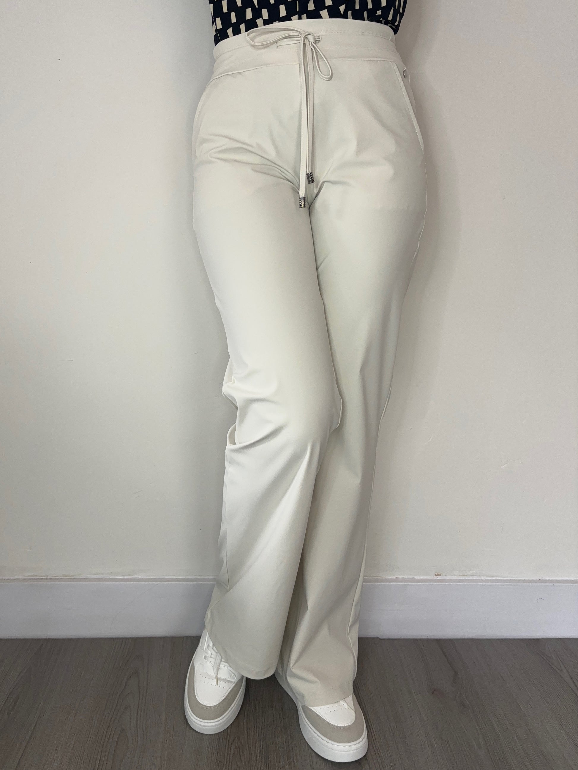 Daelin Helena Travelstof Broek beige