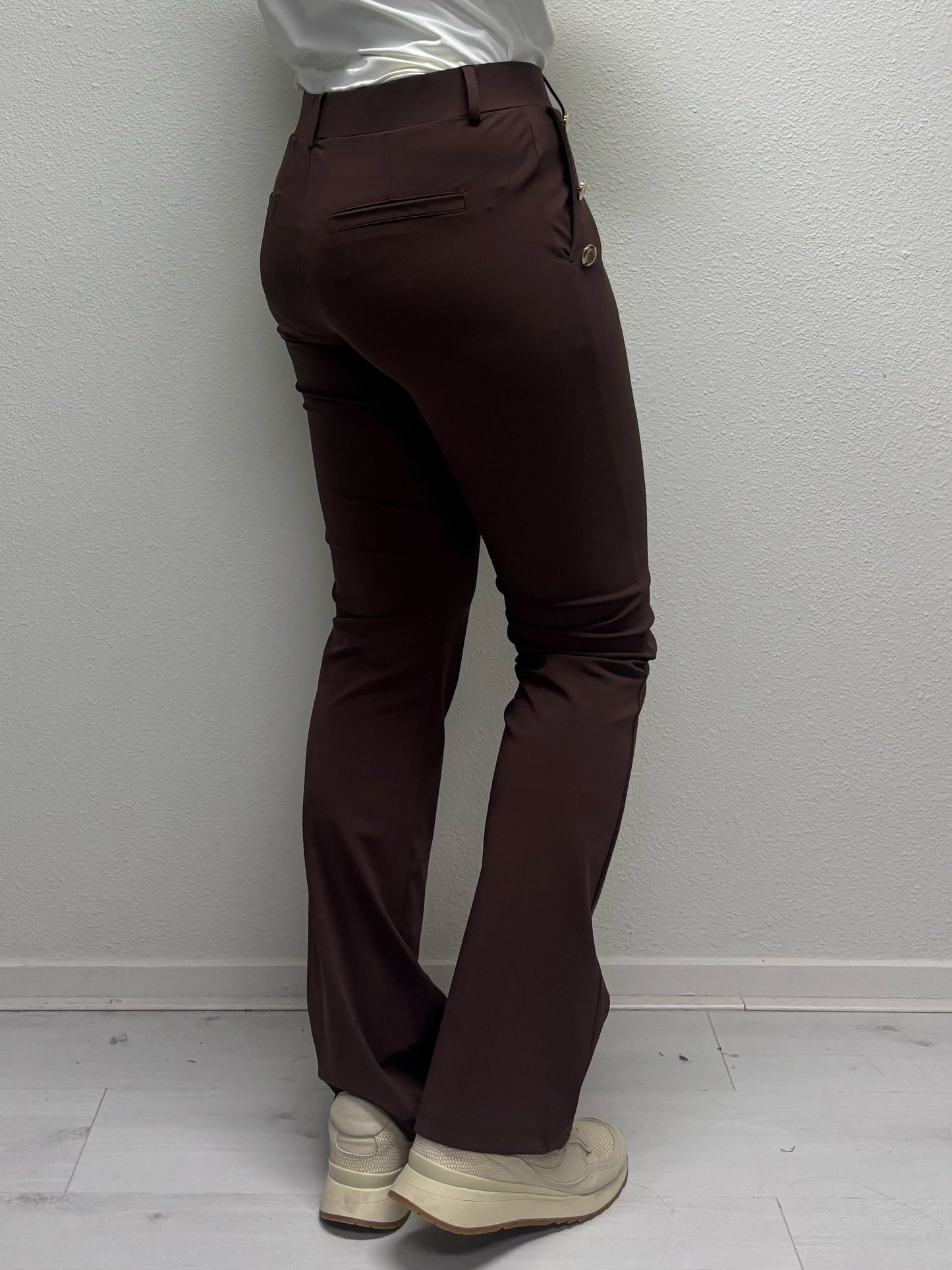 Daelin Elegance Travelstof Flared Broek