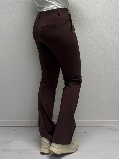 Daelin Elegance Travelstof Flared Broek